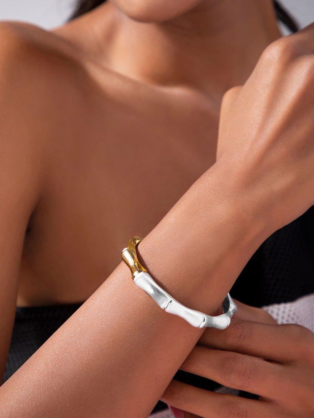 tokyo talkies x rubans fashion accessories gold plated bangle style bracelet