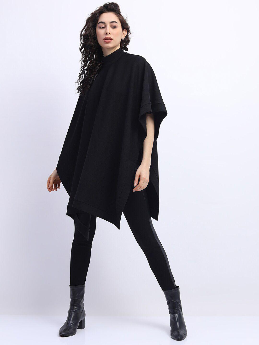 tokyo talkies black kaftan longline top