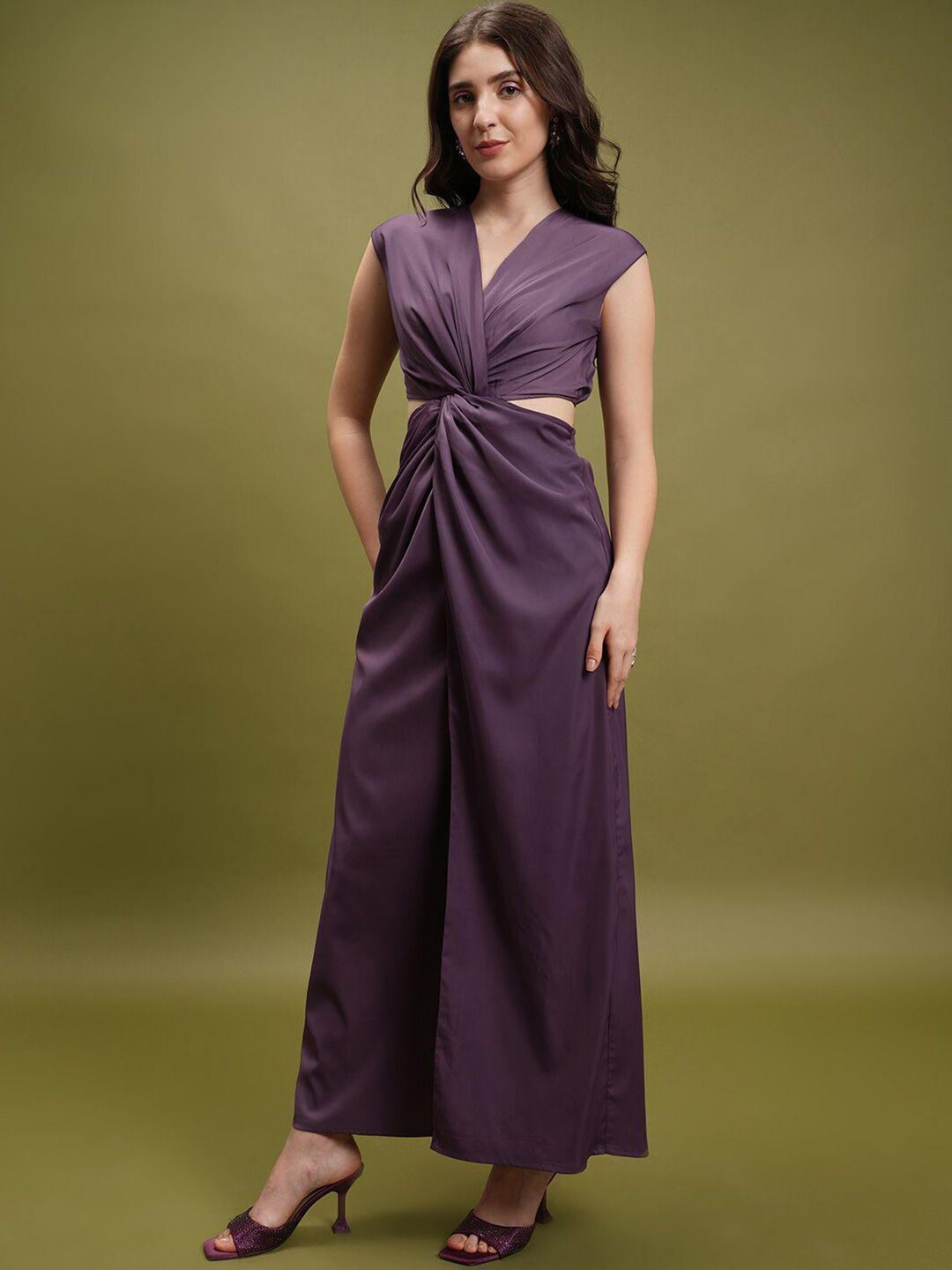 tokyo talkies purple maxi dress