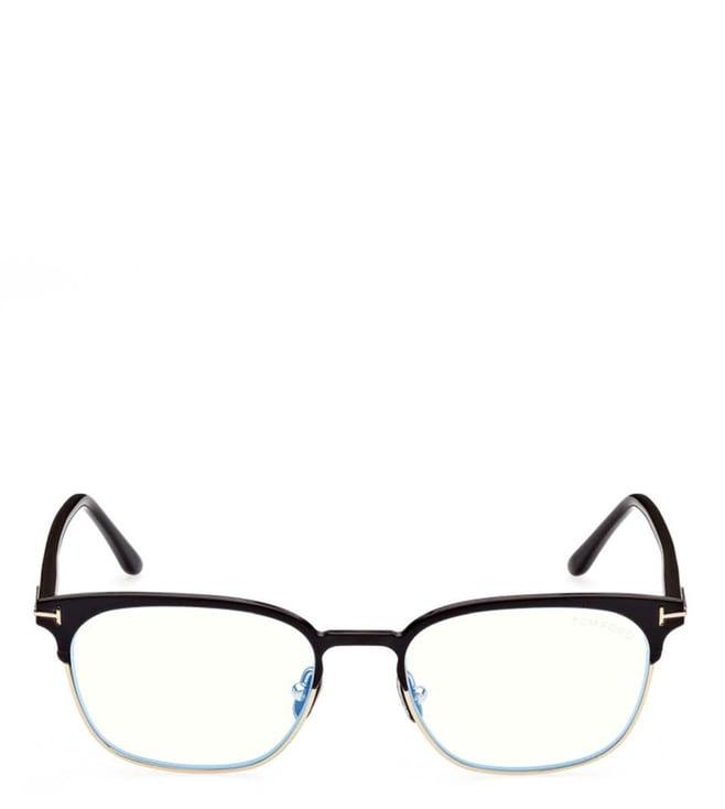 tom ford ft5799b53005 black rectangular eyewear frames for men