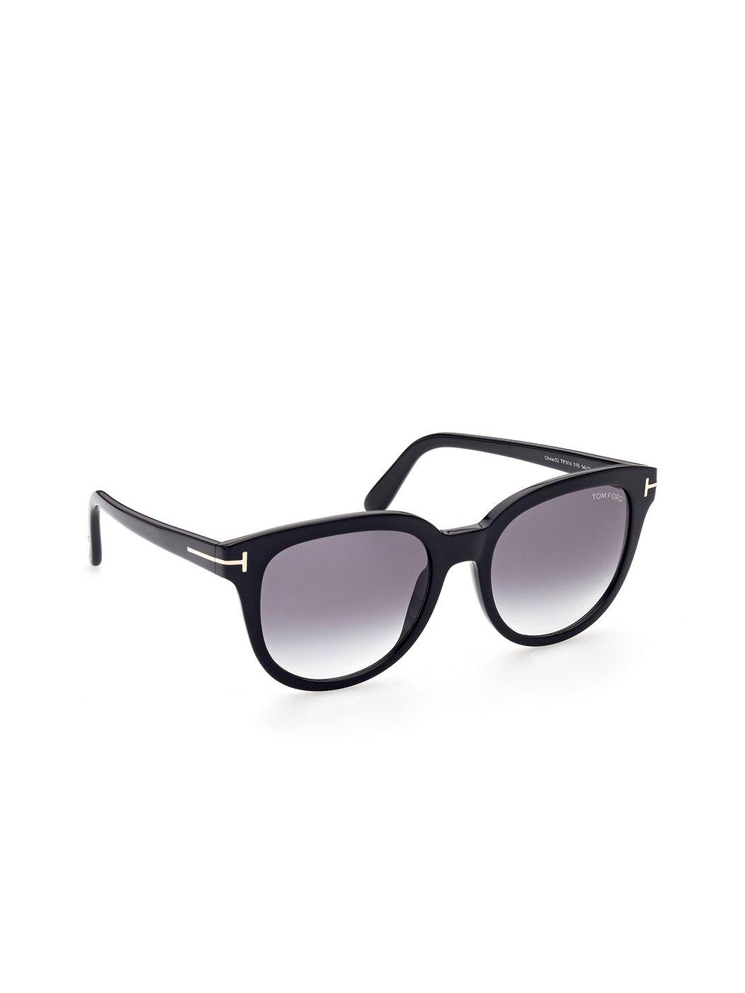 tom ford women lens & round sunglasses with uv protected lens