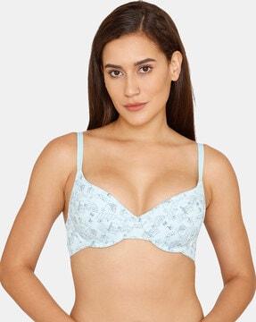 tom & jerry padded wired medium coverage t-shirt bra