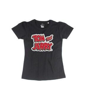 tom & jerry round neck t-shirt