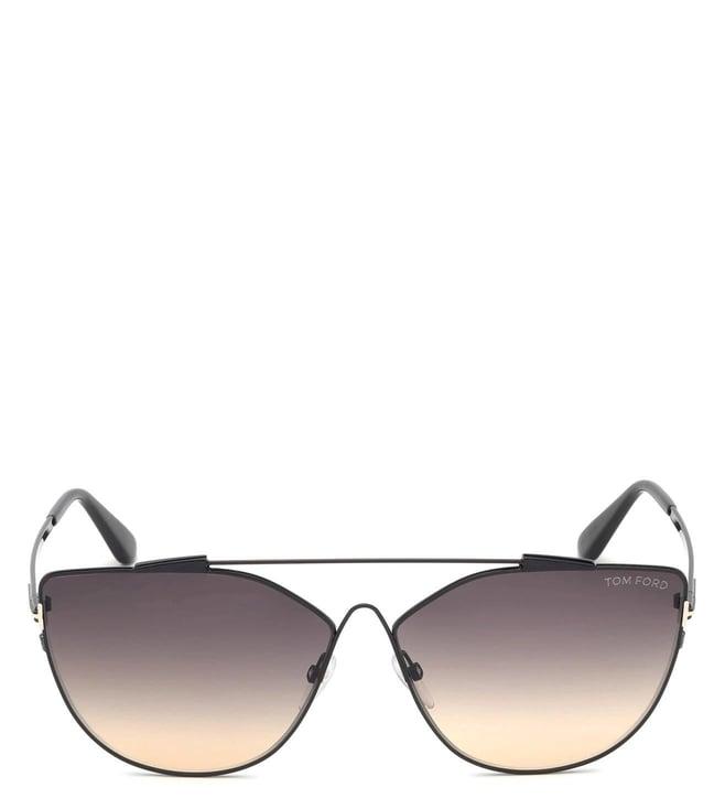 tom ford ft05636401b grey uv protected cat eye sunglasses for women