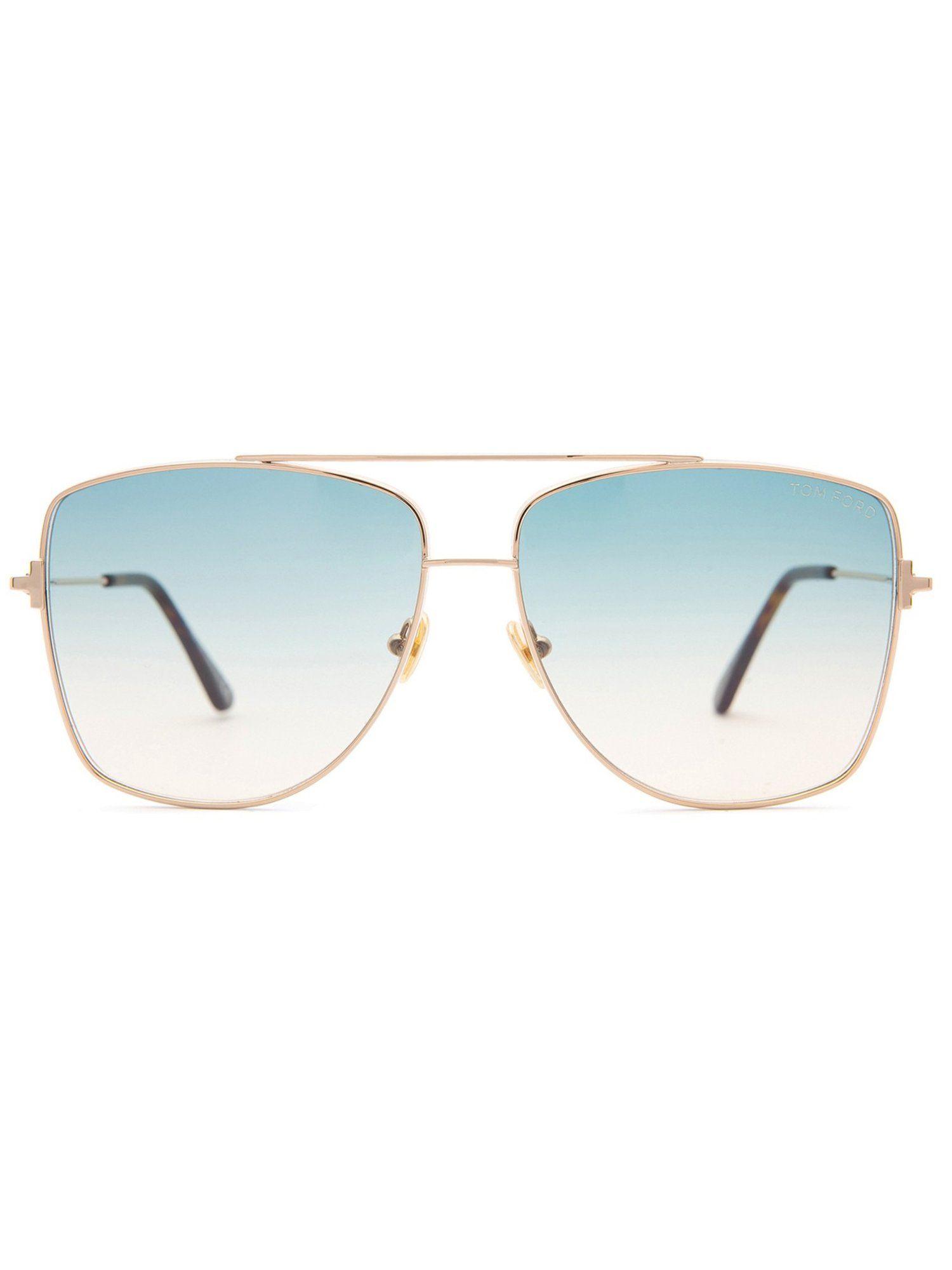 tom ford ft08386128p square uv protected sunglasses for women multi-color (61)