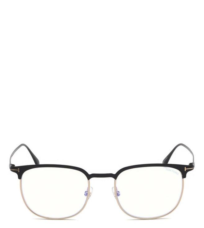 tom ford ft5549b52 blue block square eye frames for men