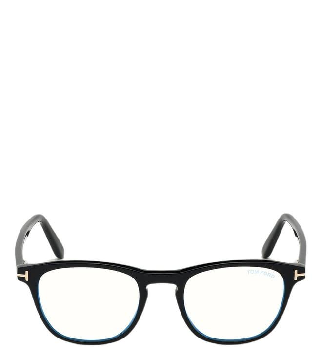 tom ford ft5625b blue block square eye frames for men