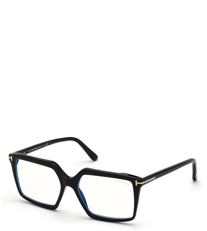 tom ford ft5689b54 blue block square eye frames for women