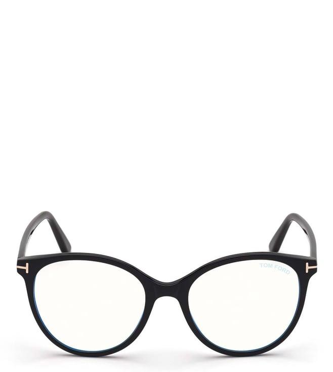 tom ford ft5742b53001 black cat eye frames for women