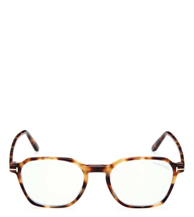 tom ford ft5804-b50053 blue block square eye frames for men