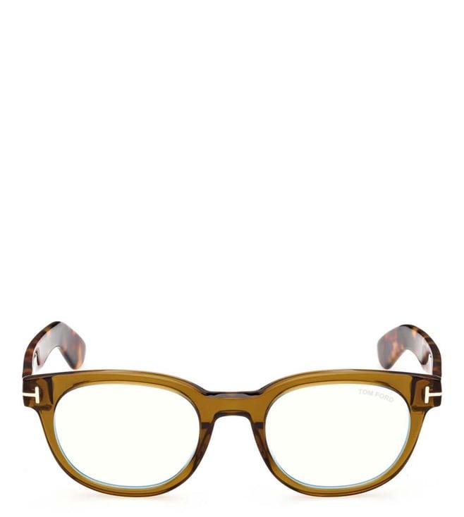 tom ford ft5807b50096 green square eyewear frames for men