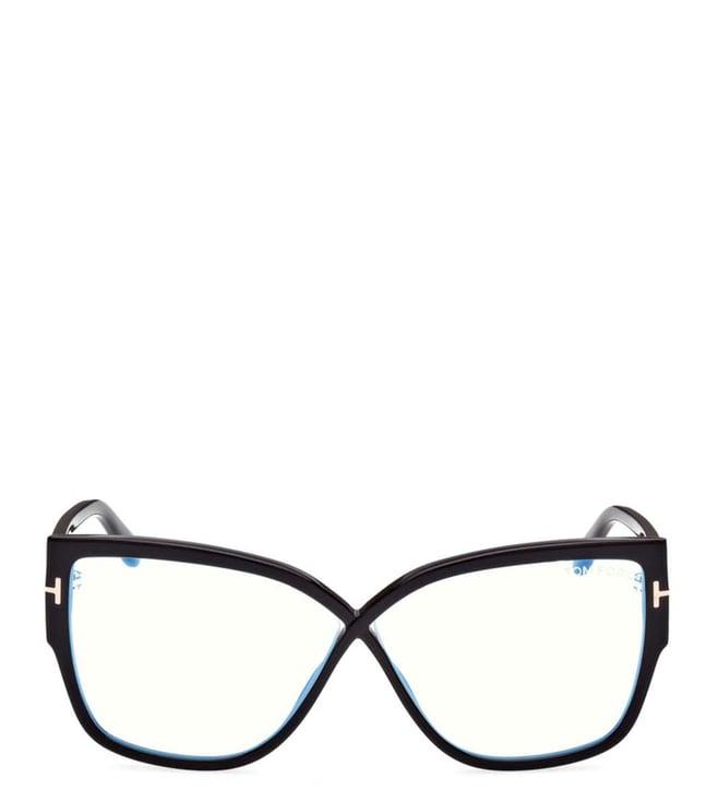 tom ford ft5828b60001 black geometric eyewear frames for women