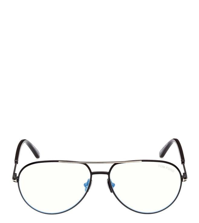 tom ford ft5829b57001 black aviator frames for men