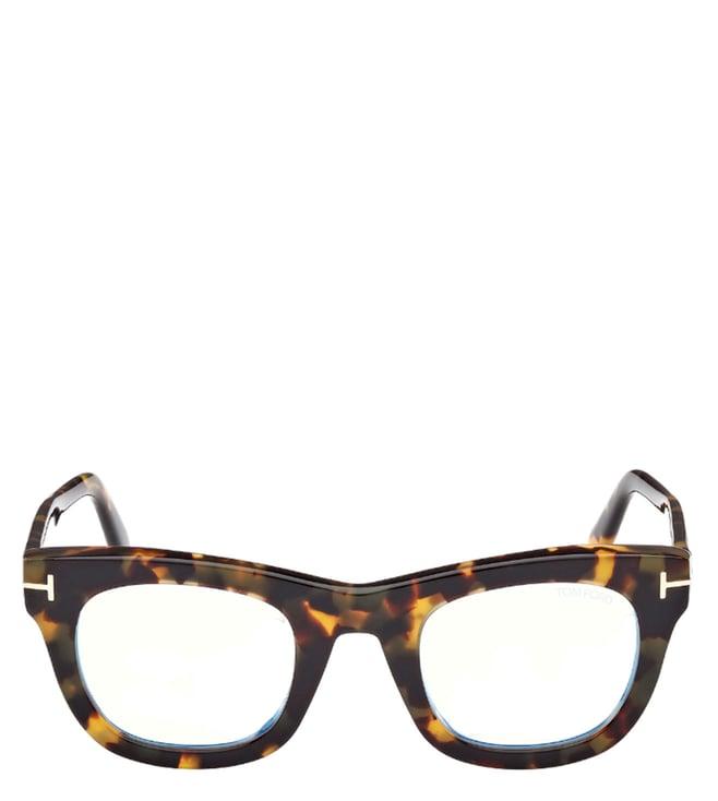 tom ford ft5872-b 48 055 havana square eye frames for men