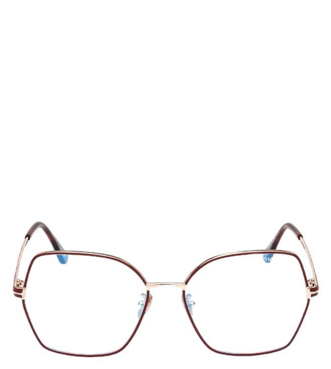 tom ford ft5876-b 56 028 gold butterfly eye frames for women