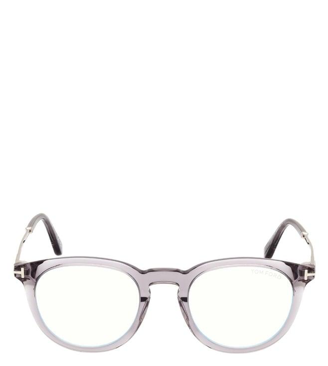 tom ford ft5905-b 49 020 grey round eye frames for men