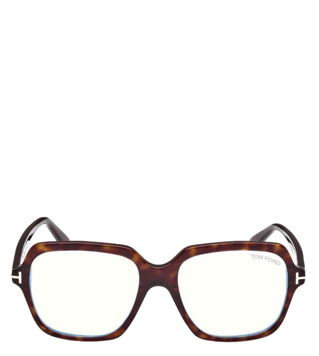 tom ford ft5908-b 54 052 brown square eye frames for women