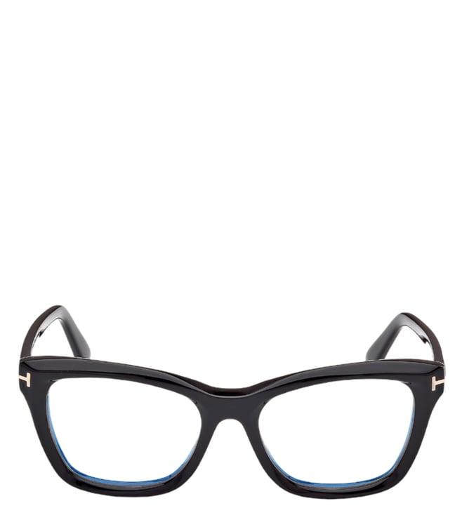 tom ford ft5909-b 53 001 black cat eye eye frames for women