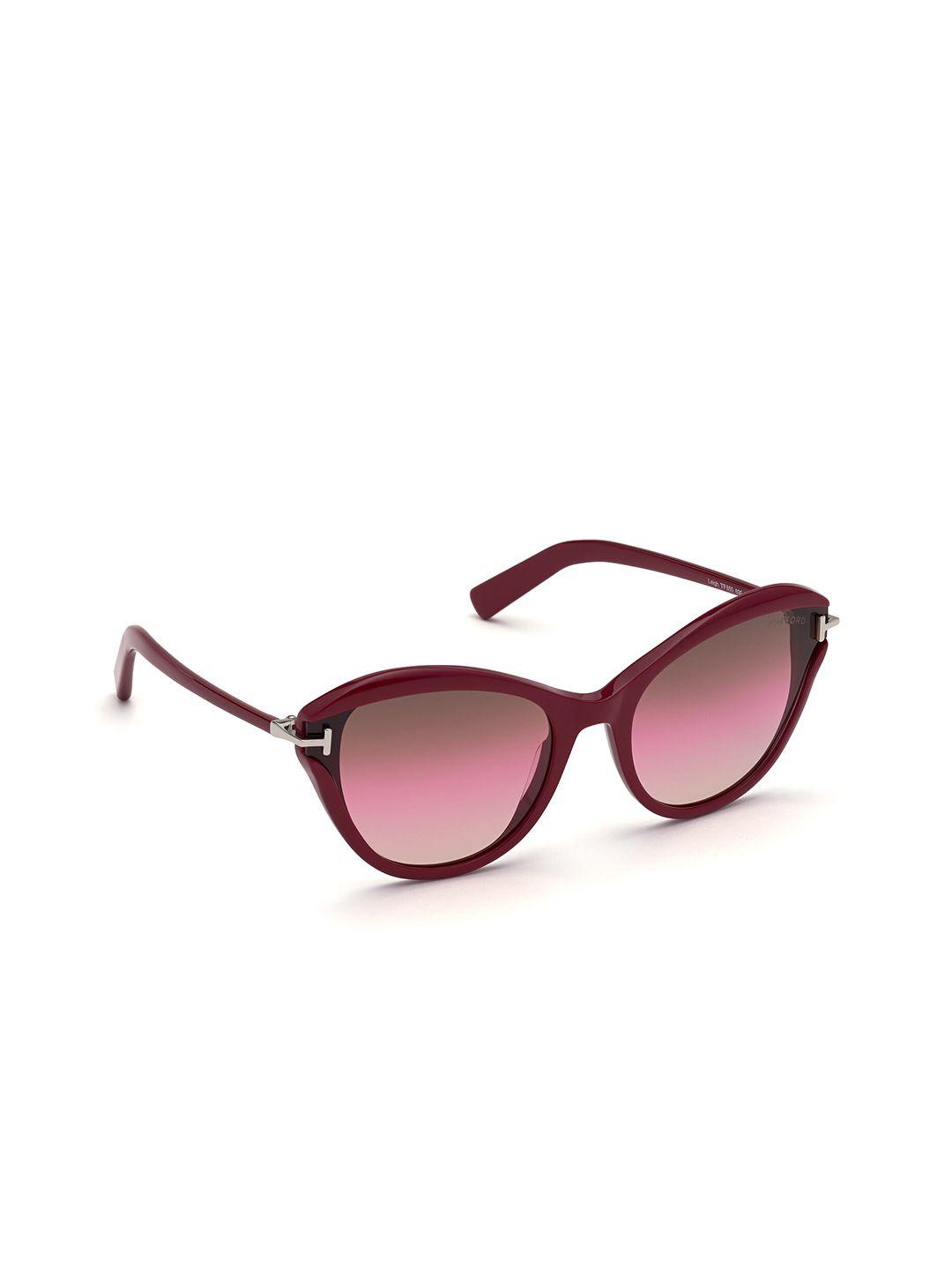 tom ford women cateye sunglasses with uv protected lens