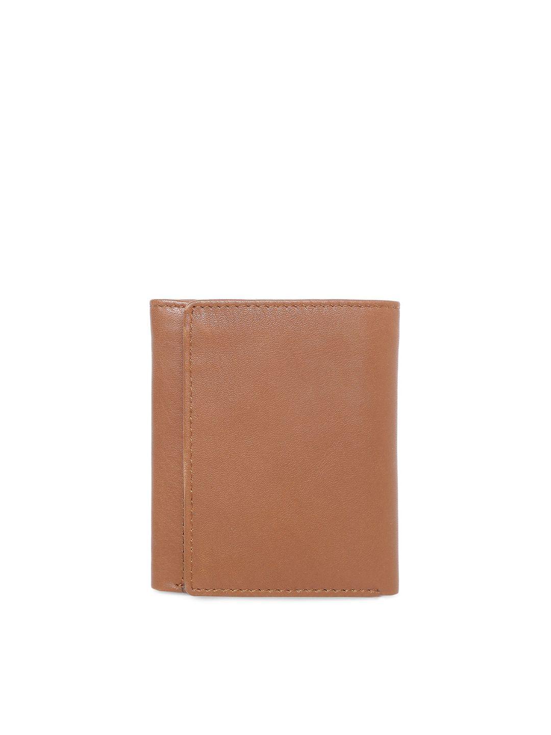 tom lang london leather three fold wallet