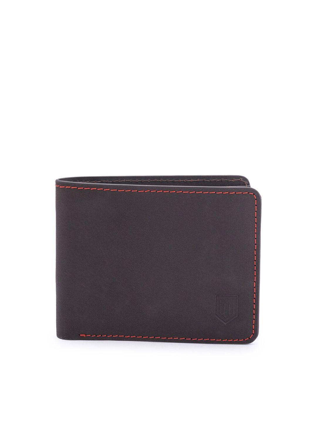 tom lang london men leather two fold wallet