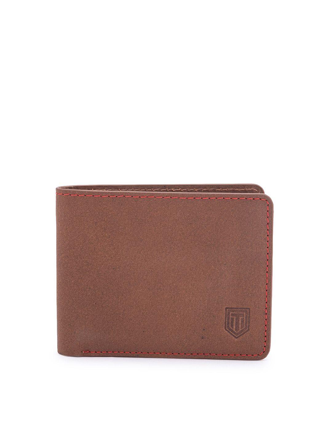 tom lang london men leather two fold wallet