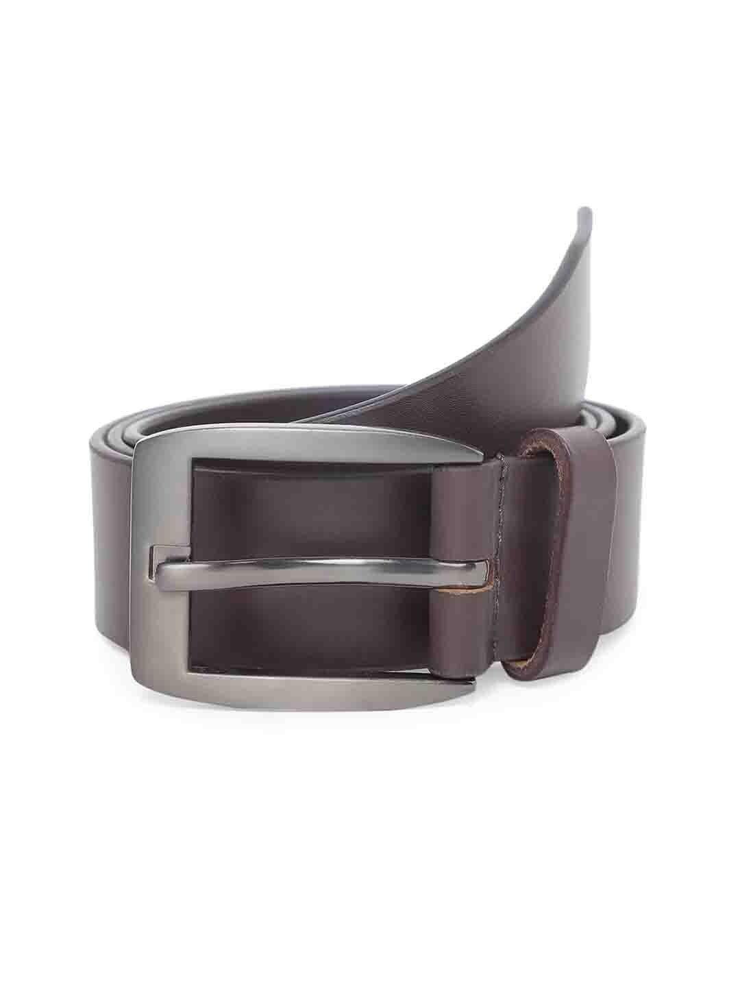 tom lang london men solid leather belt with tang closure