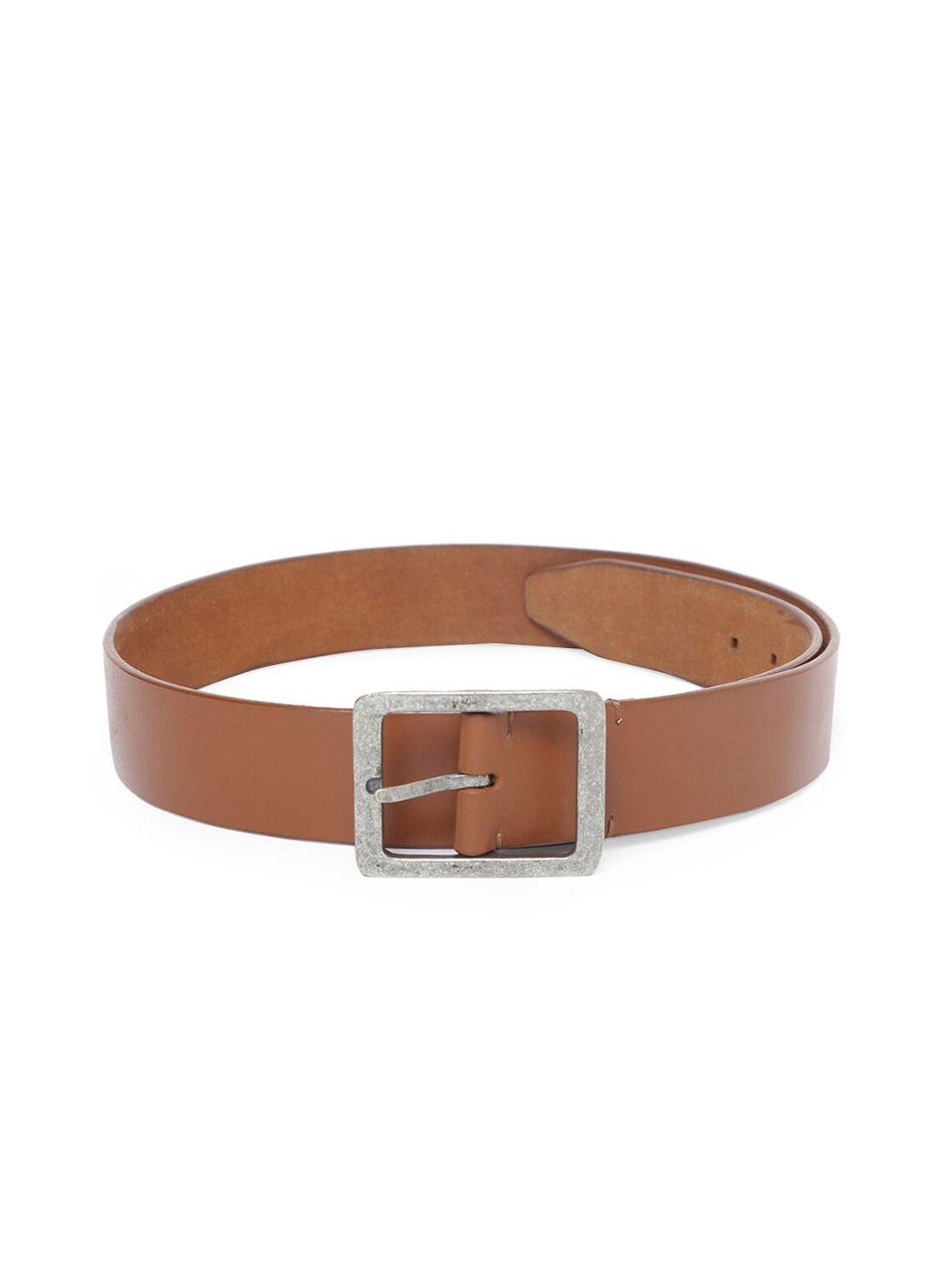 tom lang london men tan leather belt