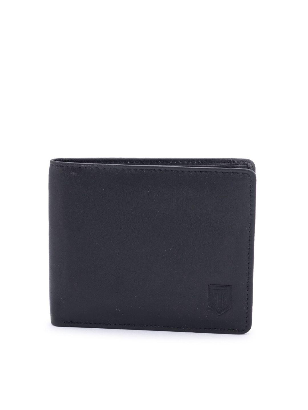 tom lang london men textured leather two fold wallet