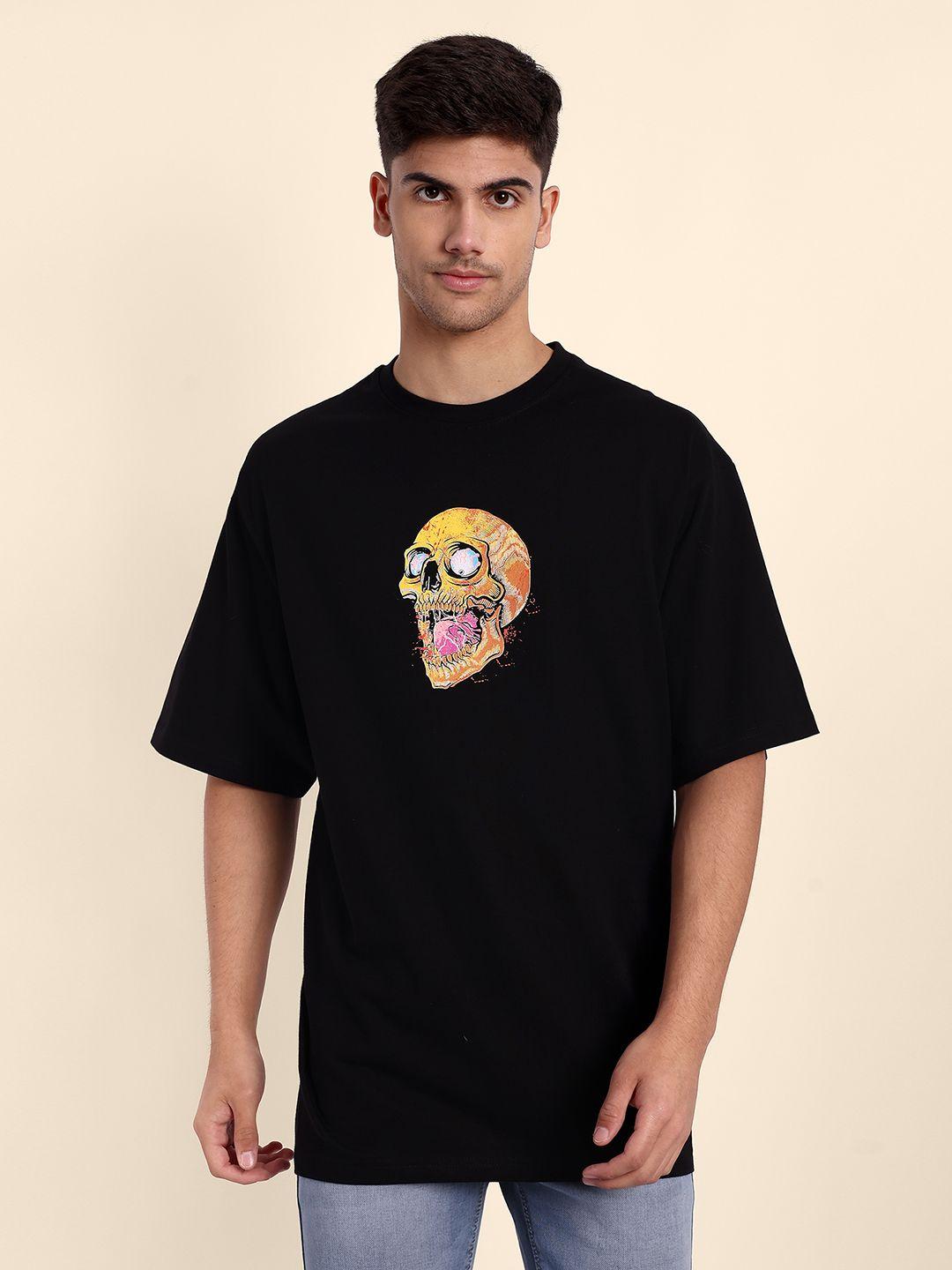 tomhiddle graphic printed oversized pure cotton t-shirt