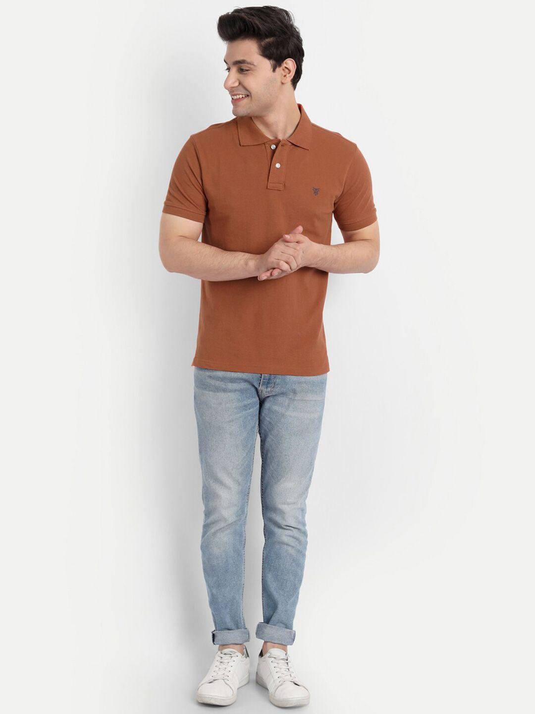 tomhiddle polo collar short sleeves cotton t-shirt