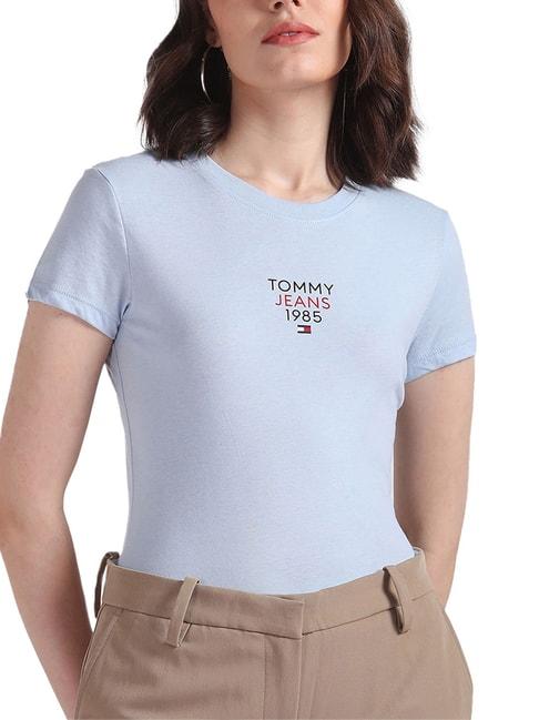 tommy hilfiger breezy blue logo slim fit t-shirt