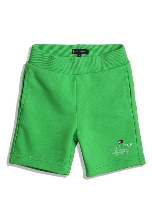 tommy-hilfiger-kids-green-printed-shorts
