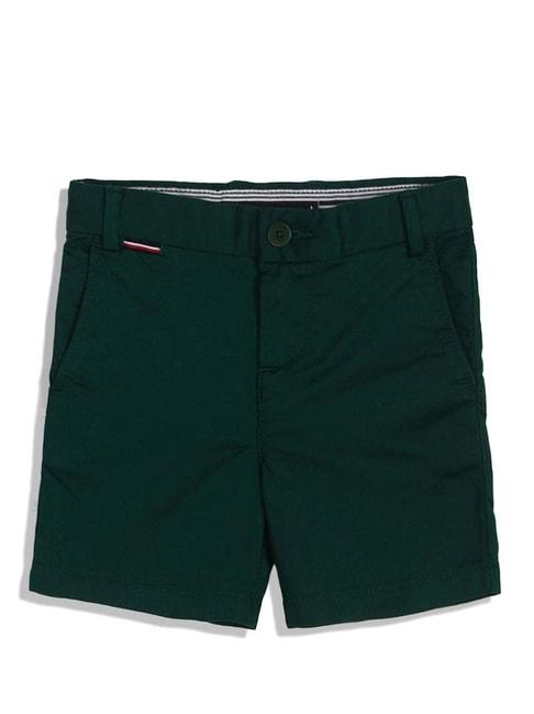 tommy-hilfiger-kids-prep-green-cotton-regular-fit-shorts