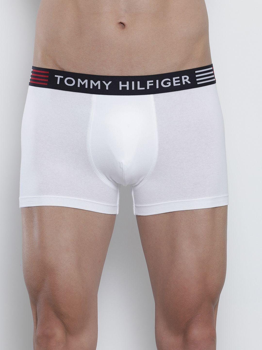 tommy hilfiger men white solid trunk p2ab4154