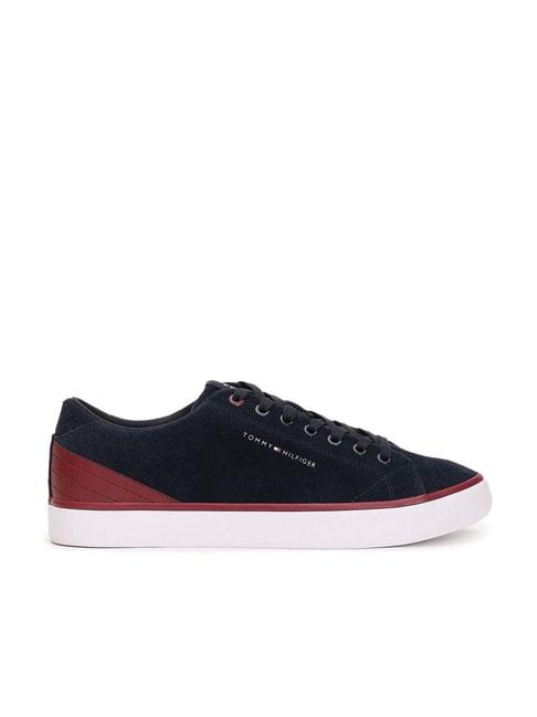 tommy hilfiger men's navy casual sneakers
