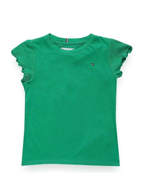 tommy hilfiger olympic green slim fit t-shirt