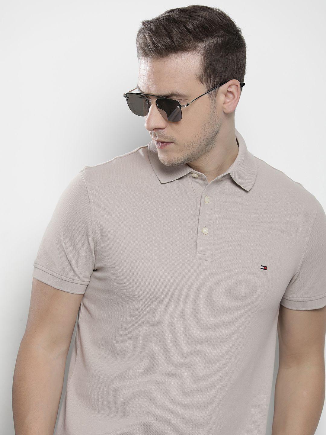 tommy hilfiger polo collar slim fit t-shirt