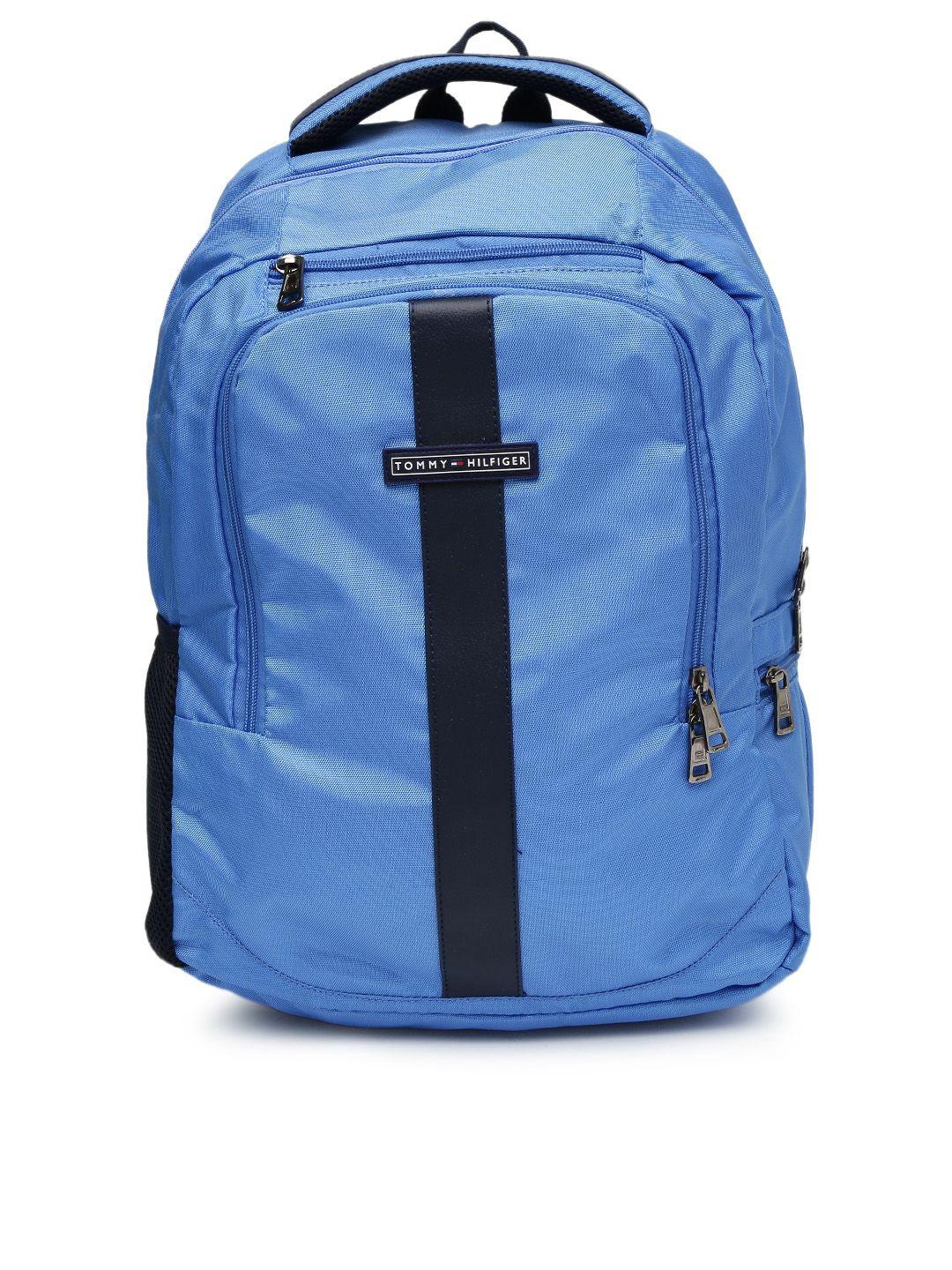 tommy hilfiger unisex blue laptop backpack