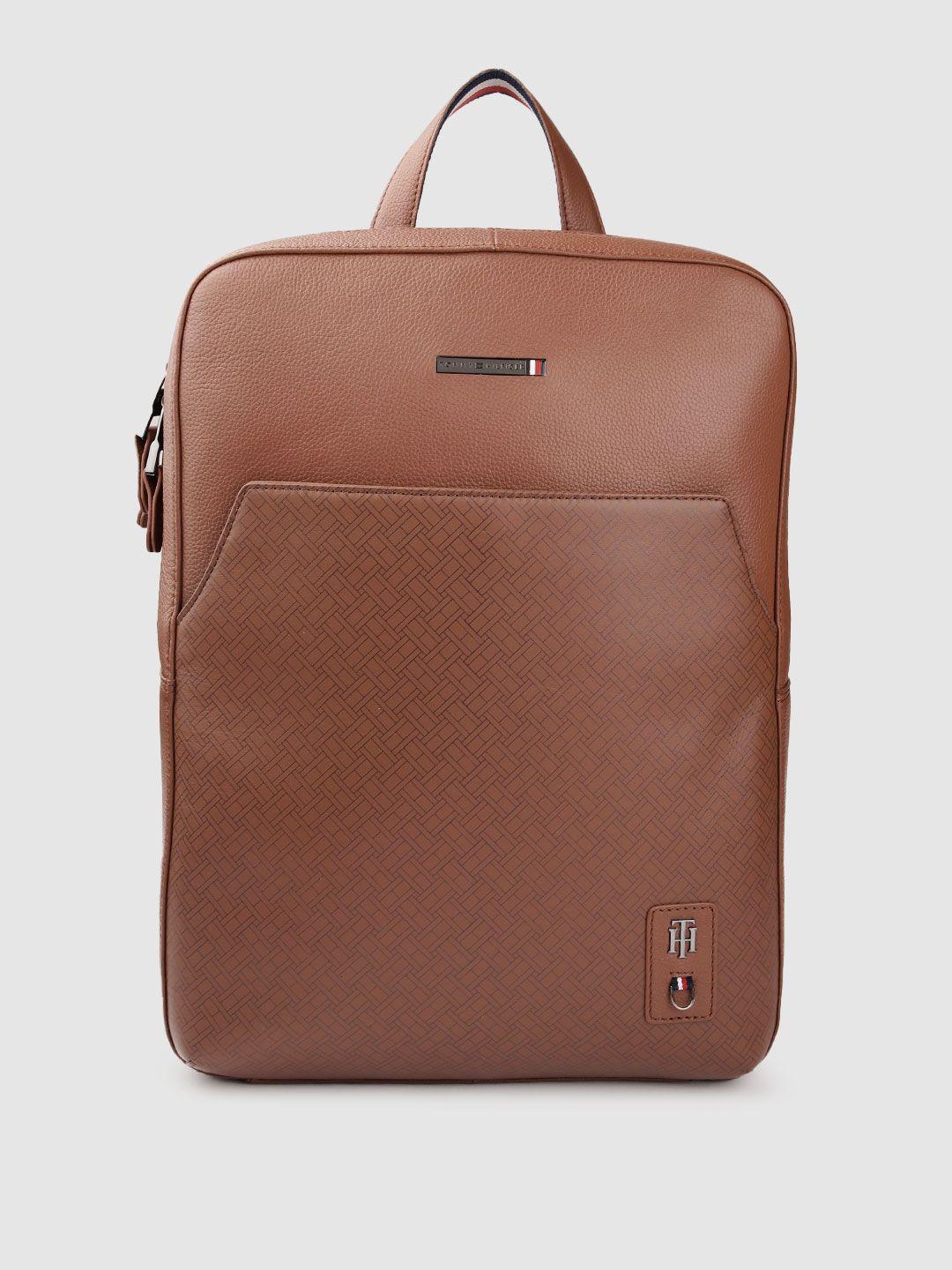 tommy hilfiger unisex textured applique backpack