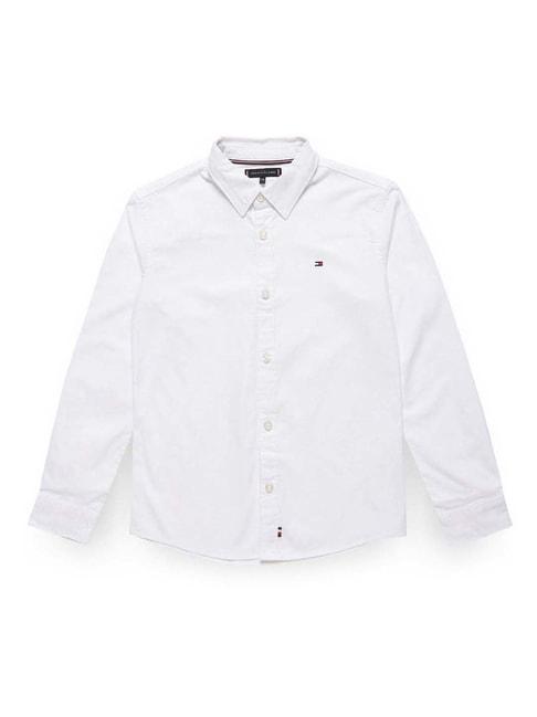 tommy hilfiger white regular fit shirt