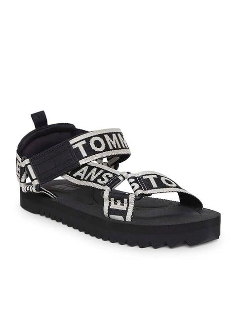 tommy hilfiger women's black floater sandals