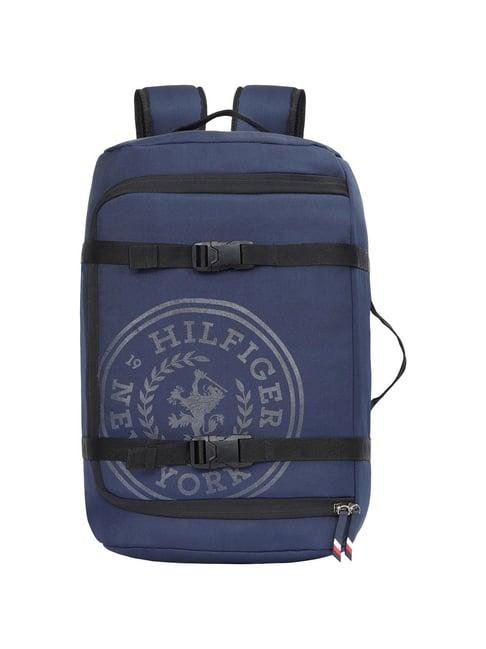 tommy hilfiger apache 34 navy laptop backpack