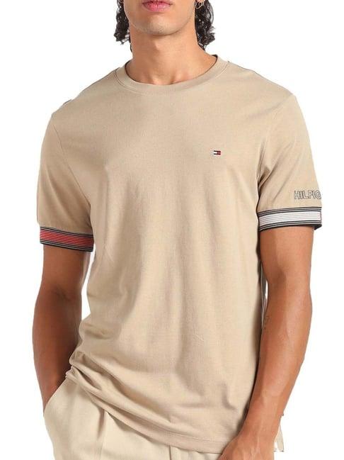 tommy hilfiger batique khaki regular fit t-shirt