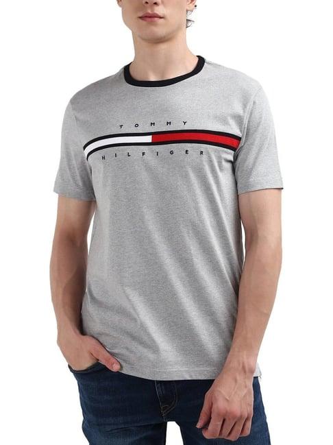 tommy hilfiger bc16 grey heather regular fit t-shirt