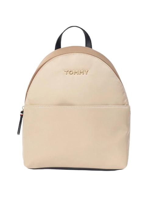 tommy hilfiger beige anastasia ii backpack