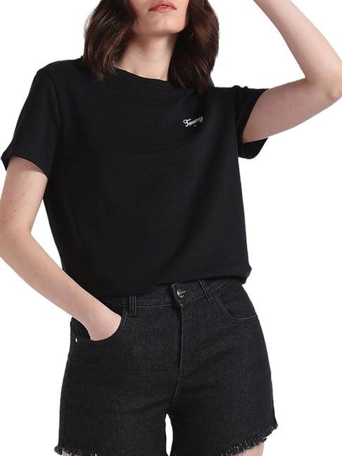 tommy hilfiger black logo regular fit t-shirt