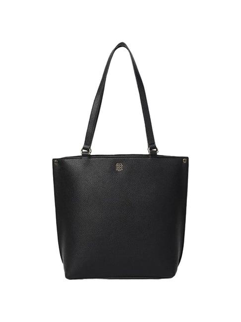 tommy hilfiger black luanne ii shoulder bag