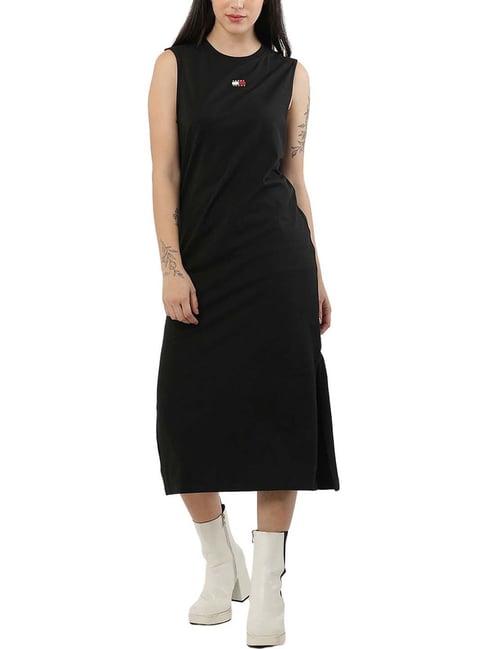 tommy hilfiger black regular fit dress