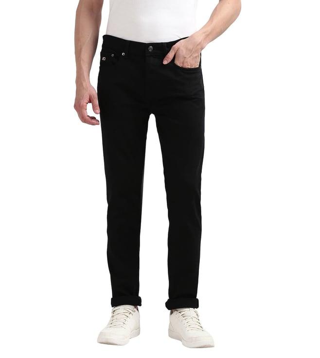 tommy hilfiger black regular fit jeans